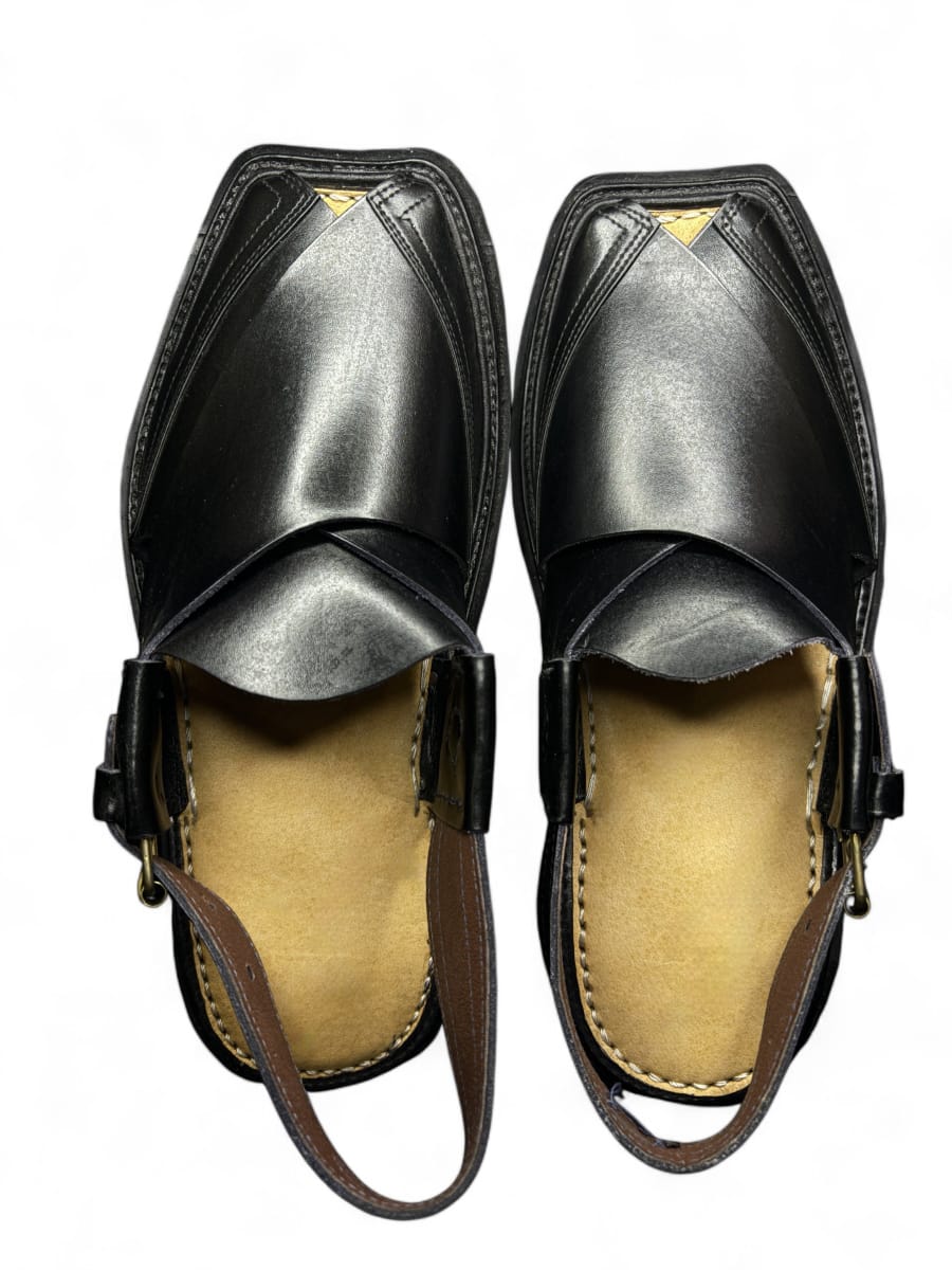 Classic Homemade Leather Peshawari Chapal